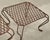 Metal Pair of Rose Tarlow Twig Iron Garden Lattice Side Tables For Sale - Image 7 of 18