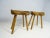 Set of Scandinavian Tan Stools, 1960s For Sale - Image 9 of 9
