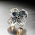 1990s Tiffany & Co Estate Dogwood Flower Brooch Sterling Silver 4.45 Grams For Sale - Image 10 of 11