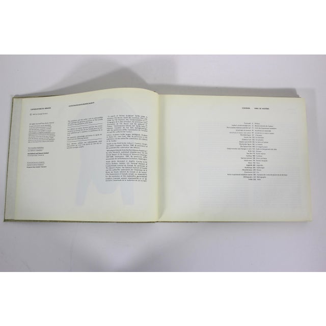 1960s 1965 Eskimo Sculpture Esquimaude Book Hardcover Hard Cover Coffee Table Book Linen Gold Bronze For Sale - Image 5 of 12