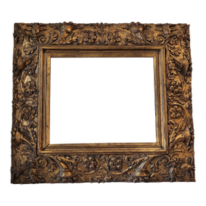 Antique American Carved Gilt Wood Frame