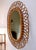 Mid-Century Modern Riviera Style Oval Bamboo Mirror, 1960s For Sale - Image 3 of 5