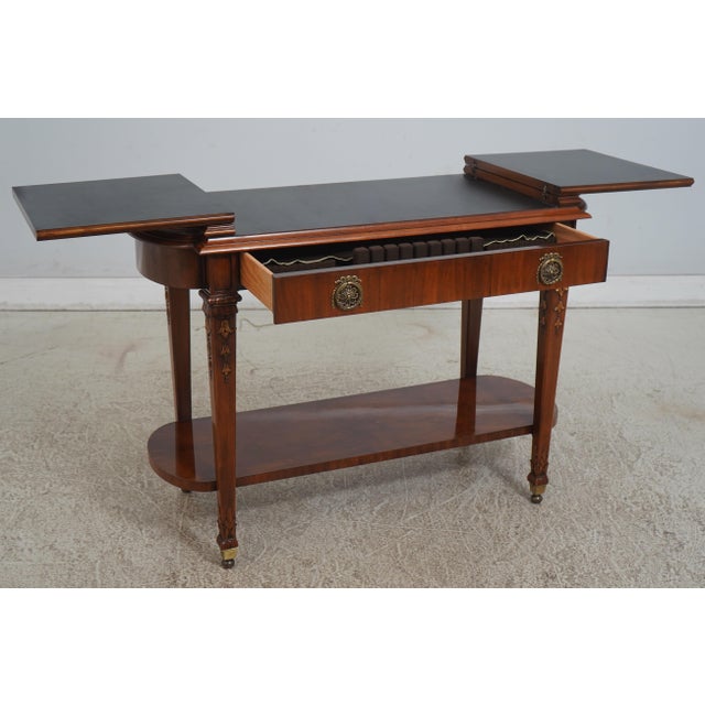 French Karges French Louis XV Style Walnut Server For Sale - Image 3 of 12
