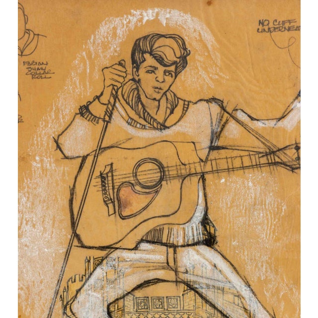 American Carrie Mae Robbins Two "Grease" Costume Designs, 1972 For Sale - Image 3 of 16