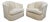 1970’s Postmodern Swivel Lounge Chairs - A Pair For Sale