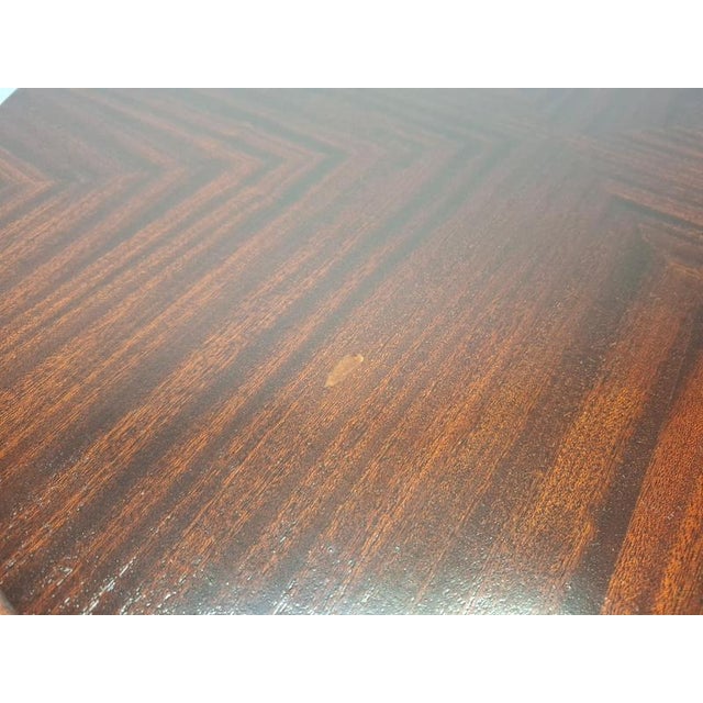 Art Deco Round Table in Wood and Veneer, Czechoslovakia, 1930s For Sale - Image 17 of 18