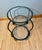 Metal Italian Hollywood Tiered Rope and Tassel Table Plant Stand Iron For Sale - Image 7 of 10