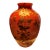 Antique 1880s Bohemian Harrach Marked Peachblow Cased Glass Vase, Raised Gilt For Sale