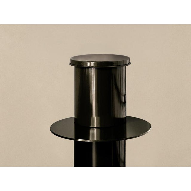 Not Yet Made - Made To Order Cabaret 01 Console Table in Licorice Glossy Varnished Aluminum by Caspal For Sale - Image 5 of 7