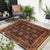 2020s Navy Blue Machine Made Rug For Sale In Washington DC - Image 6 of 6