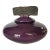 Purple Raku Vessel With Organic Lid by Mark Hines, Signed and Numbered For Sale