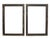 Pair of Wood Picture Frames Fits 14" X 21" Rabbet Opening For Sale - Image 4 of 4