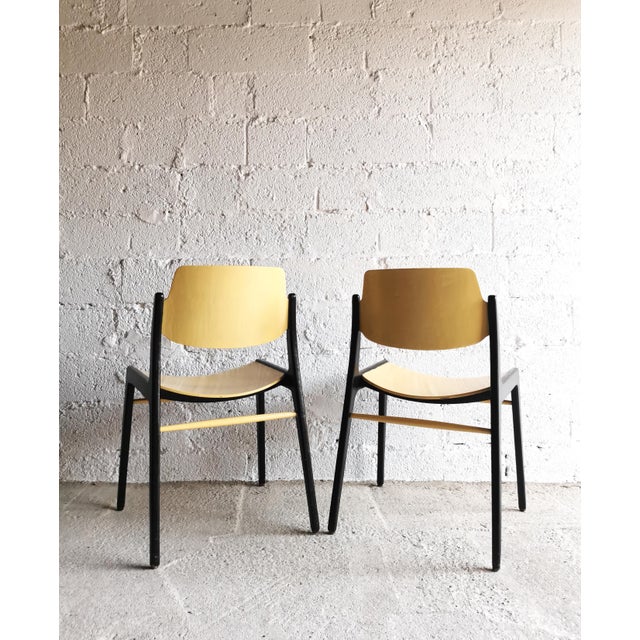 Wilkhahn Mid-Century Modern Chairs from Wilkhahn, 1950s, Set of 2 For Sale - Image 4 of 12