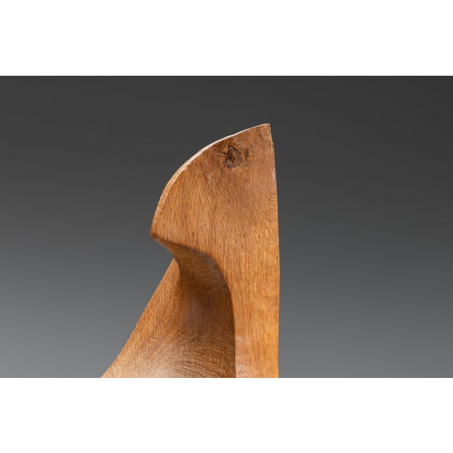 Sculptural Form in Elm, 1985 For Sale - Image 14 of 18