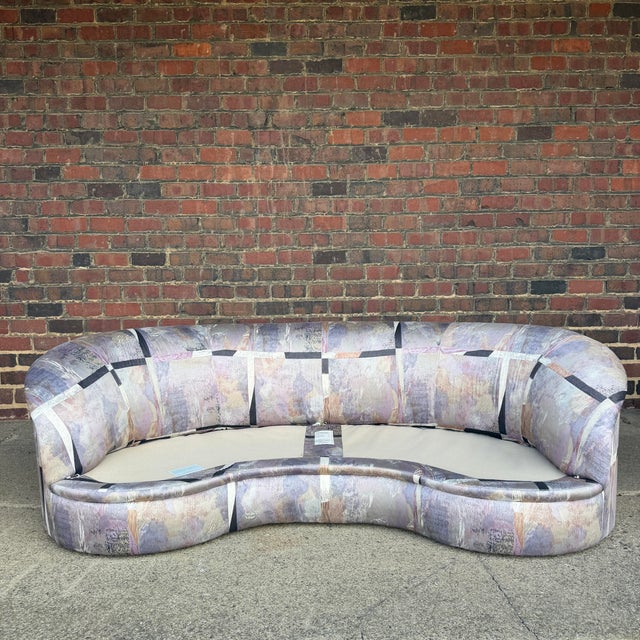 Late 20th Century Vladimir Kagan for Directional for Postmodern Loveseat For Sale - Image 5 of 9