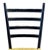 Mid 20th Century Mid-Century Modern Italian Tall Ladder Back/Hemp Chairs, Pr For Sale - Image 5 of 9