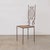 Mid 20th Century Mid 20th Century French Neoclassical Iron and Woven Accent Chair For Sale - Image 5 of 11