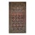 Antique Persian Senneh Area Rug, Hand-Knotted Wool, Allover Herati Pattern, Navy & Red, 4x6 For Sale