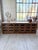 Brown Antique Double-Sided Shop Counter with Marble Top, 1900s For Sale - Image 8 of 18
