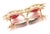 Van Cleef & Arpels Vintage Alhambra 18k Yellow Gold Red Agate Earrings **These earrings are made for pierced ears....