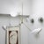 wonderful four-arm, two-tone brass chandelier by Gallery L7, handcrafted and finished in Los Angeles from American brass,...