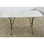 French 19th Century Marble Top Garden Table For Sale - Image 10 of 16