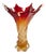 Orange and Red Murano Glass Vase from Fratelli Toso, 1960s For Sale