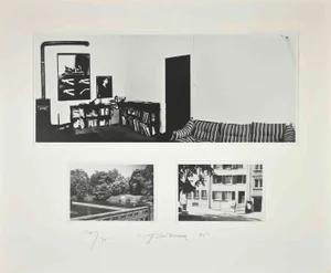 Urs Lüthi, An Island in the Air, Photograph, 1975