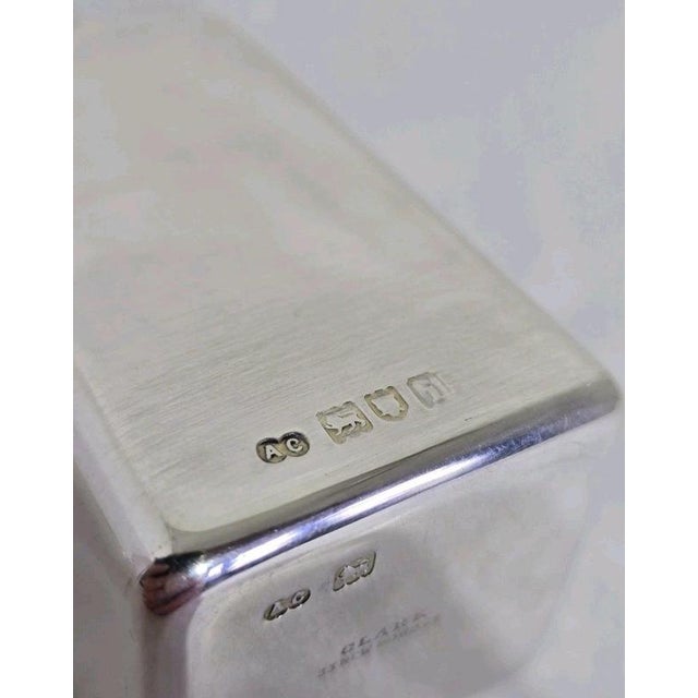 Antique Edwardian Sterling Silver Gilt Scent Bottle from Alfred Clark, 1904 For Sale - Image 12 of 18