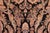 Shabby Chic 1990's Pak-Persian Black/Gold Wool Rug - 5'11'' X 8'11'' For Sale - Image 4 of 9