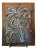 Art Brut Bas Relief in Lead on Wood, Circa 1960 For Sale