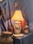 Farmhouse 1980s Ethan Allen Crock Table Lamp With Deer Motif and Shade For Sale - Image 3 of 12