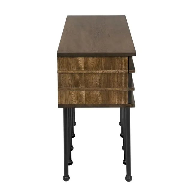 Not Yet Made - Made To Order NOIR Oliver Console, Dark Walnut For Sale - Image 5 of 5