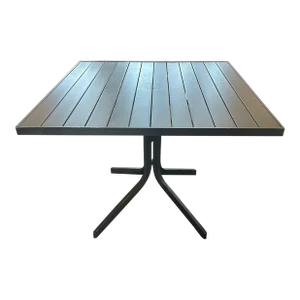 Crate & Barrel Lanai 35" Square Fliptop Outdoor Dining Table