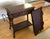 Mid 20th Century Tray Table With Drawer and Bottom Shelf Tommy Bahama Style For Sale - Image 5 of 6