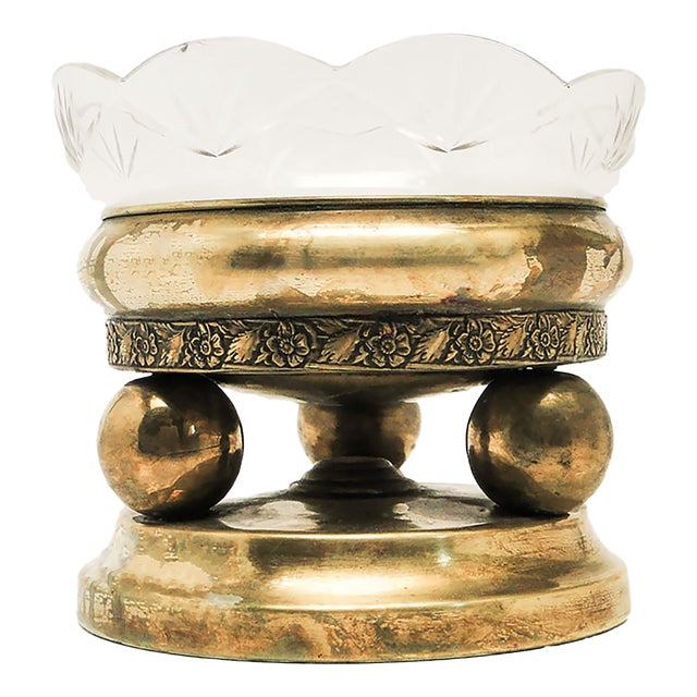 Patera Bowl on Stand from Henneberg Bros., 1930s For Sale