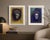 Blue Mixed Media Artworks in Aluminum on Painted Canvas from Giuseppe Caiafa, 2024, Set of 2 For Sale - Image 8 of 11