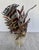 Metal Vintage Modern Enamel on Copper Mounted on Quartz Base Tropical Lion Fish Sculpture For Sale - Image 7 of 11