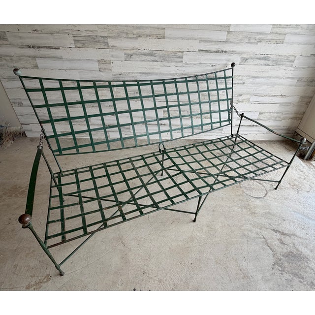 Mario Papperzini for Salterini Iron Garden Sofa For Sale - Image 17 of 18
