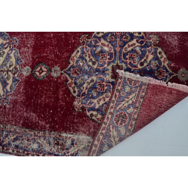 Anatolian Vintage Wool Carpet For Sale - Image 10 of 10