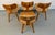 Wood Mid 20th Century Set of Four Elegant Bentwood Chairs by Bruno Weil for Thonet For Sale - Image 7 of 13