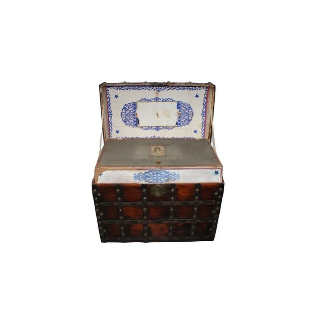 Travelling Trunk by p.j. Botto & Co. For Sale - Image 4 of 11