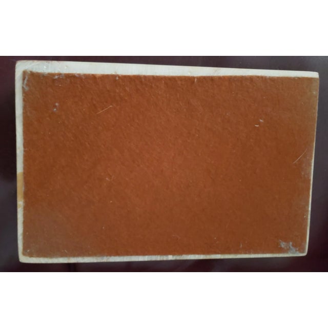 1970/80s Faux Marble/Granite 4-Piece Desk Set For Sale - Image 9 of 10