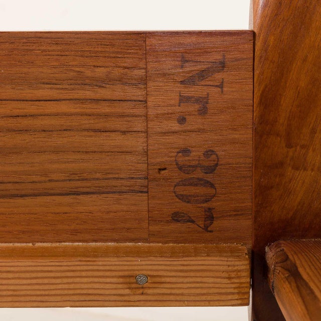 Mid-Century Modern Danish Teak Single Bed, 1960s For Sale - Image 15 of 16