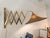 Metal Brass Scissor-Shaped Wall Lamp with Straw Shade, Italy, 1960s For Sale - Image 7 of 10