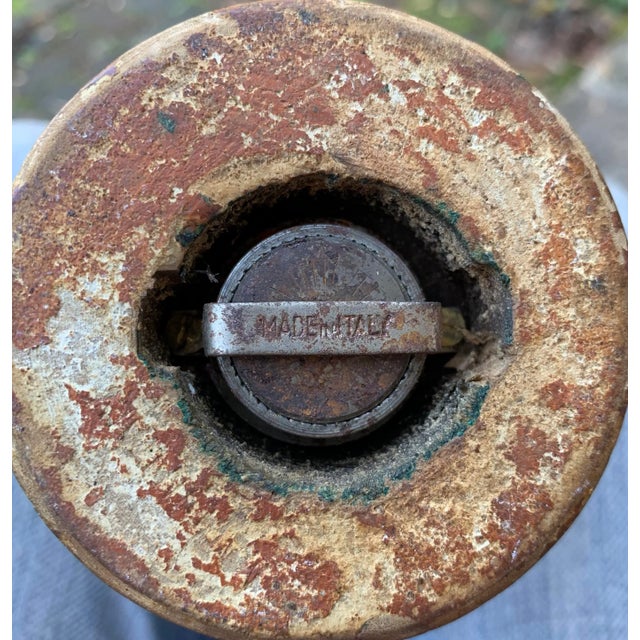 Italian Pepper Mill Florentine Gilt Grinder For Sale In Richmond - Image 6 of 6
