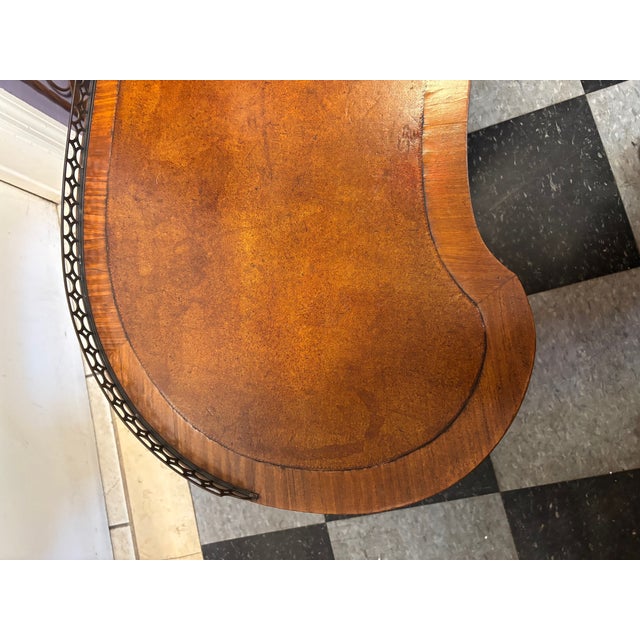 Early 20th Century Mixed Wood Coffee Table With Gallery For Sale - Image 9 of 13