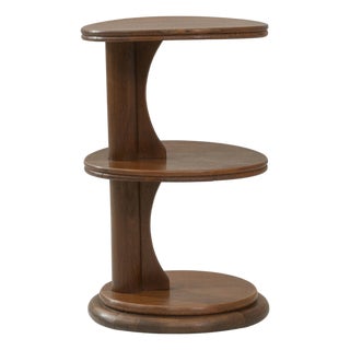 1940s French Modern Three-Tier Side Table For Sale