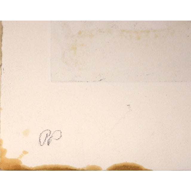 Pink Vintage Figurative Nude - Steel Plate Etching by Patricia A. Pearce For Sale - Image 8 of 8