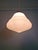 1920s Art Deco Conical Pendant Light in White Opaline Glass, 1920s For Sale - Image 5 of 11